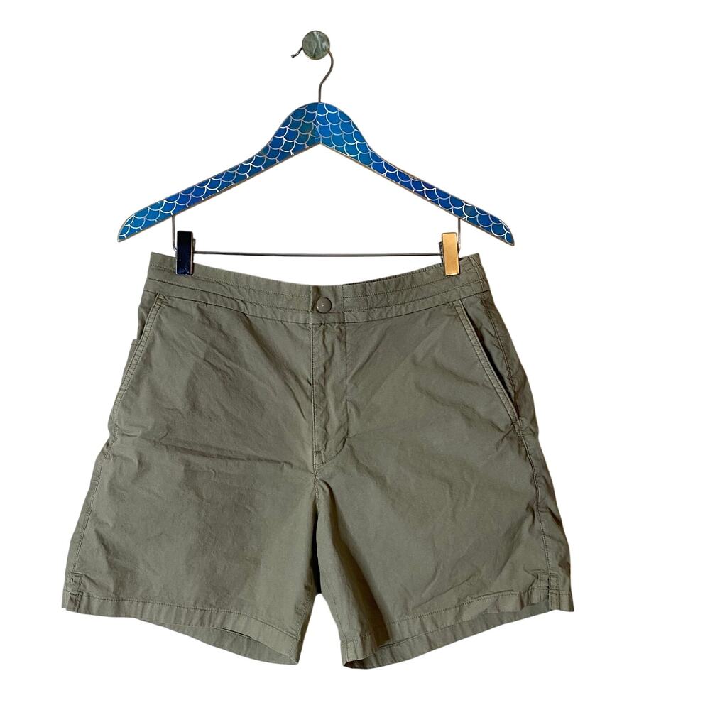 MADEWELL Men’s The Weekend Short Casual Cotton Blend Green Size 29